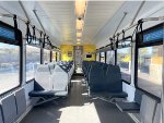 interior of the eBART Stadler Car